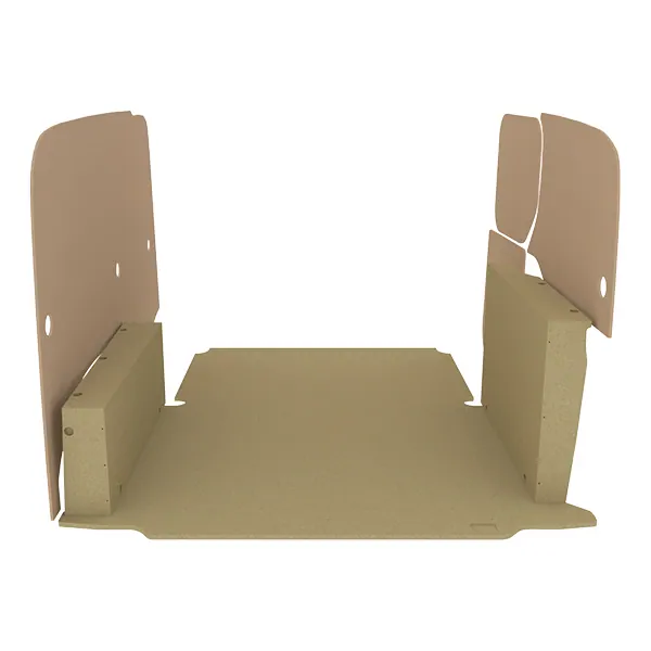 Habillage bois natural K2 aggloméré + MDF / Portes arrière incluses équipement pour utilitaire Renault Kangoo III 2021 