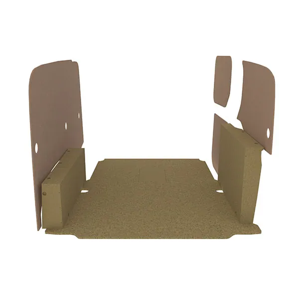 Habillage bois natural K2 aggloméré + MDF / Portes arrière incluses équipement pour utilitaire Nissan Townstar EV 2022 