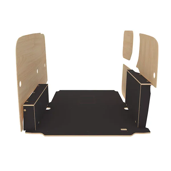 Habillage bois natural K4AD CP antidérapant pour véhicule électrique équipement pour utilitaire Nissan Townstar EV 2022 