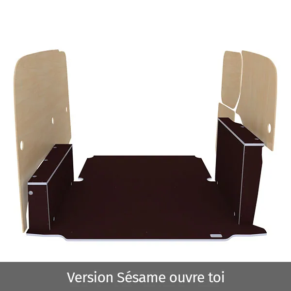 Habillage bois natural K4AD CP antidérapant équipement pour utilitaire Renault Kangoo III 2021 