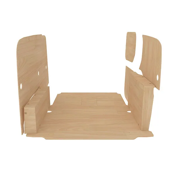 Habillage bois natural K4 CP brut pour véhicule électrique équipement pour utilitaire Nissan Townstar EV 2022 