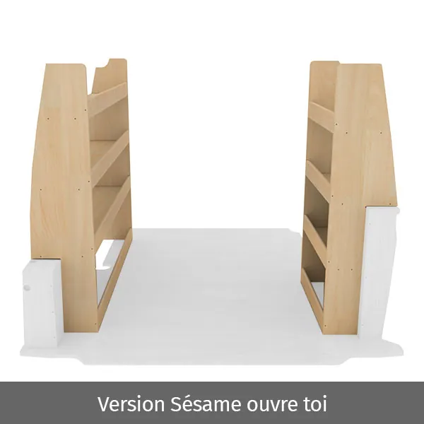 Pack casiers bois équipement pour utilitaire Renault Kangoo III 2021 