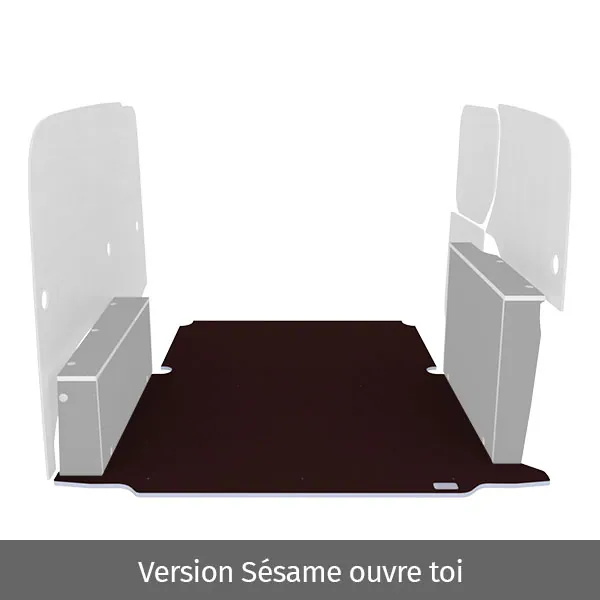 Plancher contreplaqué antidérapant équipement pour utilitaire Renault Kangoo III 2021 