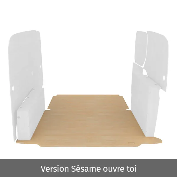 Plancher contreplaqué brut équipement pour utilitaire Renault Kangoo III 2021 