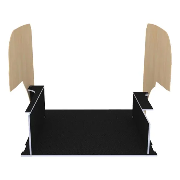 Habillage bois natural K4AD CP antidérapant équipement pour utilitaire Renault Kangoo II 2013 