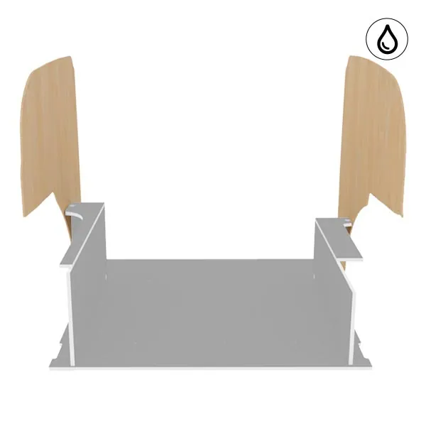 Latéraux contreplaqué vernis équipement pour utilitaire Renault Kangoo II 2013 
