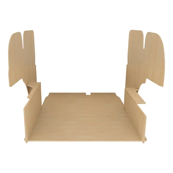 Habillage bois natural K4 CP brut équipement pour utilitaire Renault Kangoo II 2013 