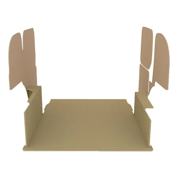 Habillage bois natural K2 aggloméré + MDF / Portes arrière incluses équipement pour utilitaire Renault Kangoo II 2013 