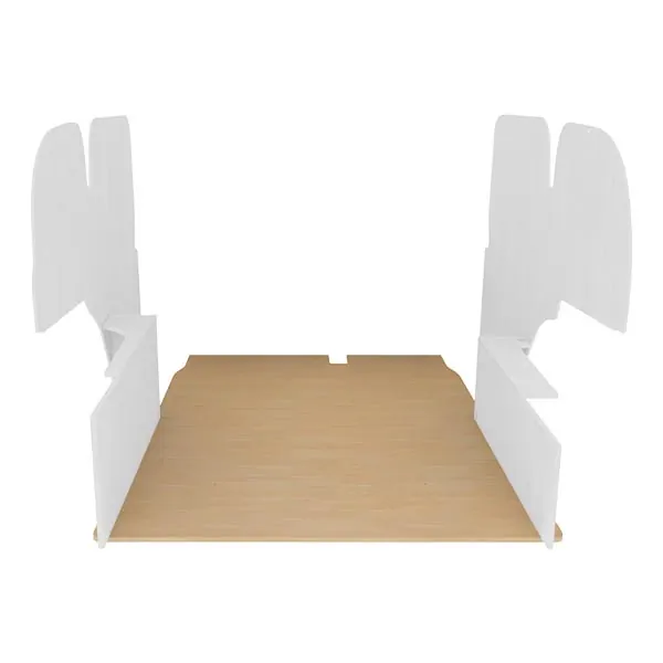Plancher contreplaqué brut équipement pour utilitaire Renault Kangoo II 2013 