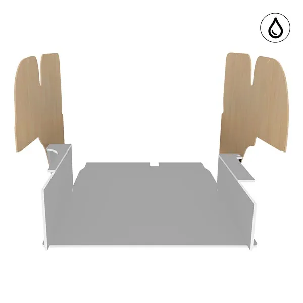 Latéraux contreplaqué vernis équipement pour utilitaire Renault Kangoo II 2013 