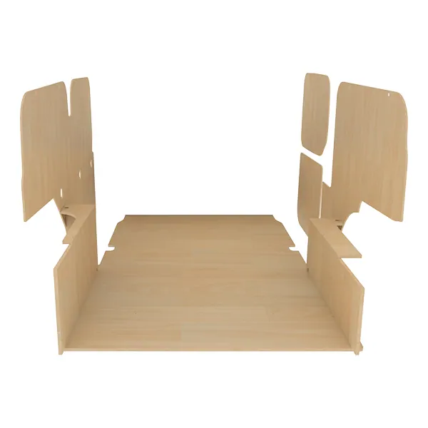 Habillage bois natural K4 CP brut équipement pour utilitaire Renault Kangoo II 2013 