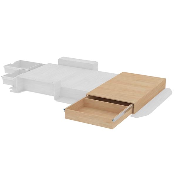 Double plancher latéral avec coulisses équipement pour utilitaire Volkswagen Transporter 7 