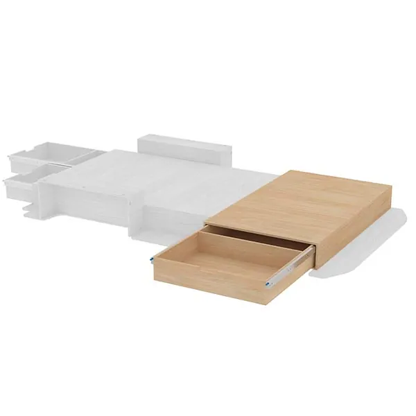 Double plancher latéral avec coulisses équipement pour utilitaire Ford E Transit Custom 2024 