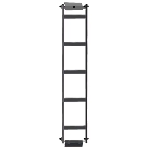 Echelle fixe aluminium sur porte droite équipement pour utilitaire Ford E Transit Custom 2024 