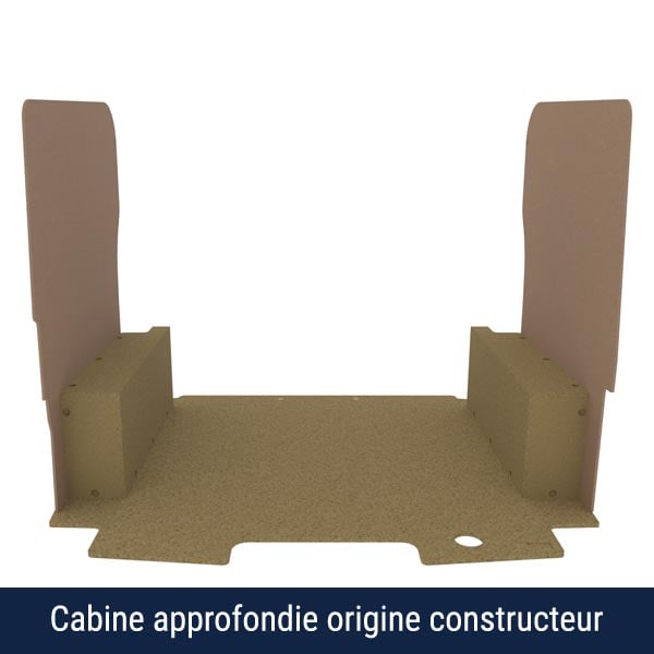 Habillage bois natural K2 aggloméré + MDF / Portes arrière incluses équipement pour utilitaire Volkswagen Transporter 7 