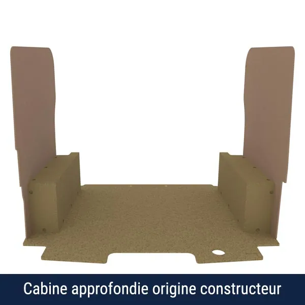 Habillage bois natural K2 aggloméré + MDF / Portes arrière incluses équipement pour utilitaire Volkswagen Transporter 7 