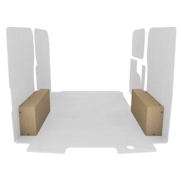Passage de roues contreplaqué brut équipement pour utilitaire Ford E Transit Custom 2024 