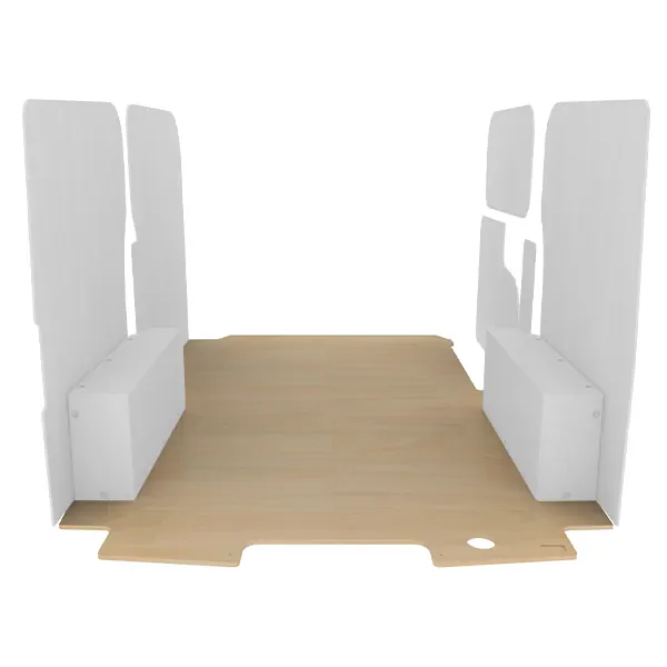 Plancher contreplaqué brut équipement pour utilitaire Ford E Transit Custom 2024 