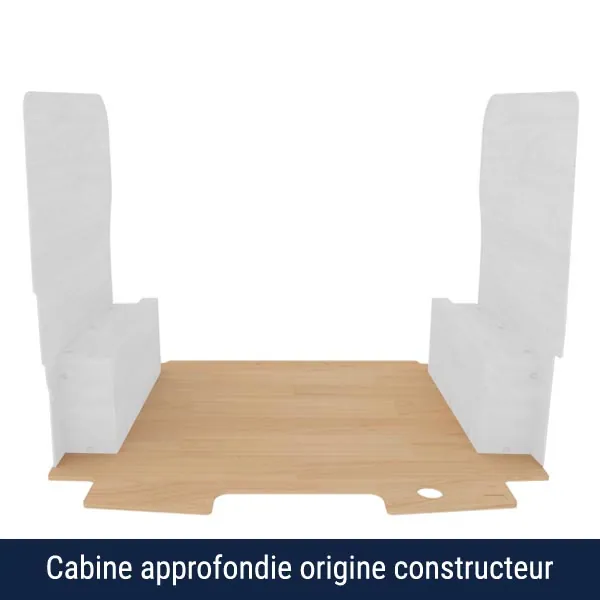 Plancher contreplaqué brut équipement pour utilitaire Ford E Transit Custom 2024 