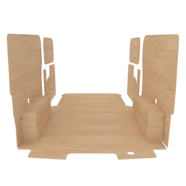 Habillage bois natural K4 CP brut équipement pour utilitaire Volkswagen Transporter 7 