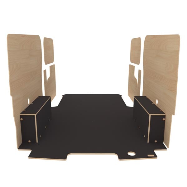 Habillage bois natural K4AD CP antidérapant équipement pour utilitaire Volkswagen Transporter 7 