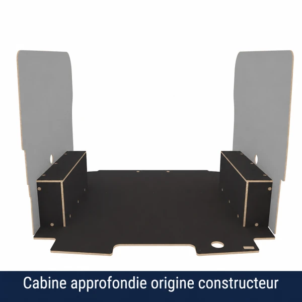 Habillage bois natural K6 CP antidérapant équipement pour utilitaire