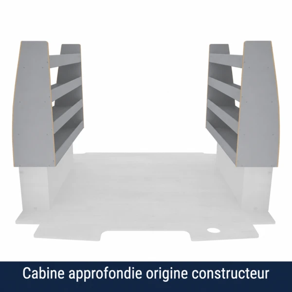 Pack casiers bois K6 équipement pour utilitaire