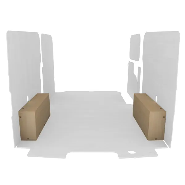 Passage de roues contreplaqué brut équipement pour utilitaire Ford E Transit Custom 2024 