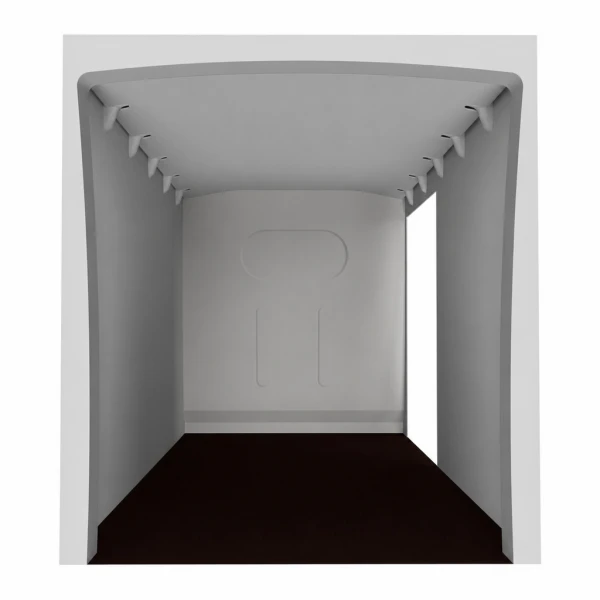 Plafond contreplaqué filmé gris équipement pour utilitaire