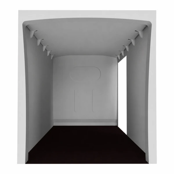 Plafond contreplaqué filmé gris équipement pour utilitaire