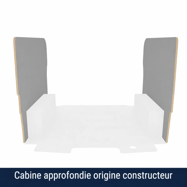 Latéraux contreplaqué filmé gris équipement pour utilitaire