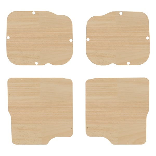 Image Portes arrière contreplaqué Brut