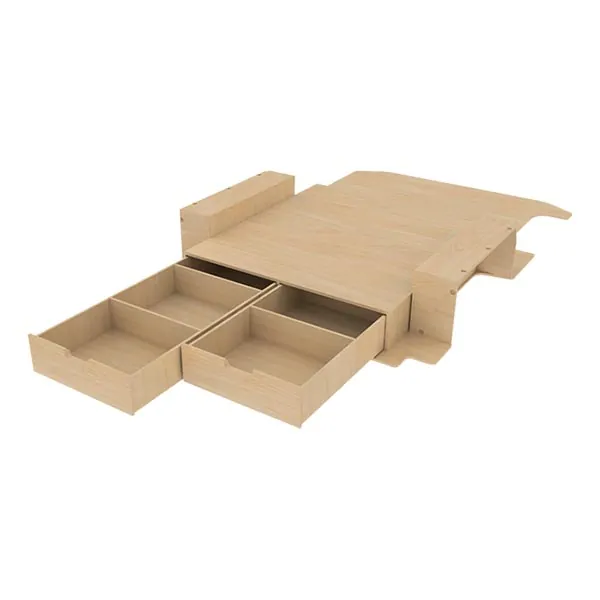 Double plancher arrière équipement pour utilitaire Ford Custom 2013 