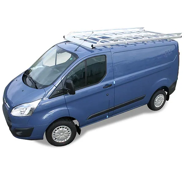 Galerie en aluminium soudé & échelle coulissante équipement pour utilitaire Ford Custom 2013 