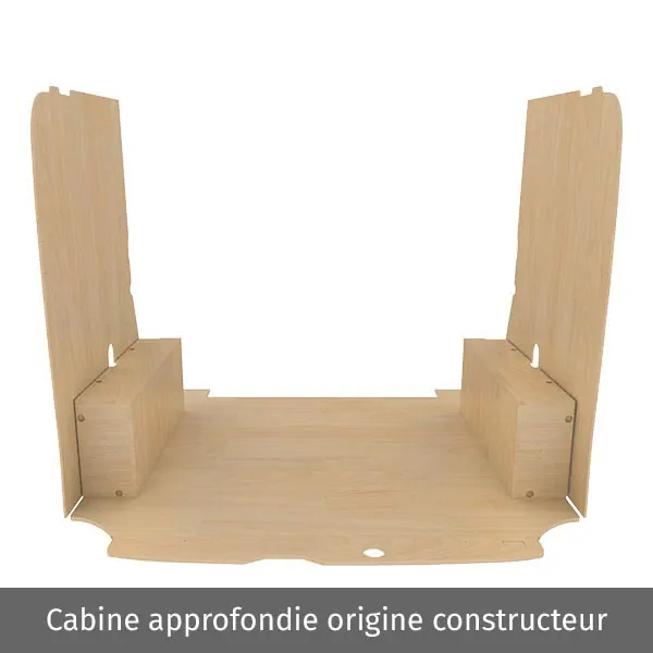 Habillage bois natural K4 CP brut équipement pour utilitaire Ford Custom 2013 