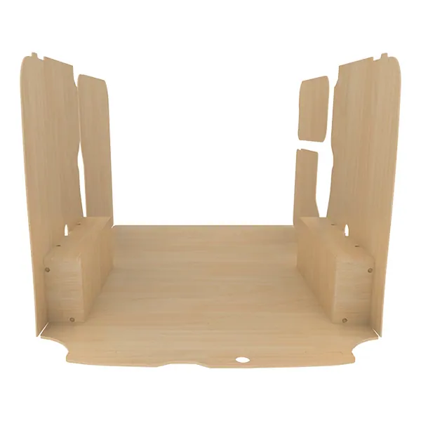 Habillage bois natural K4 CP brut équipement pour utilitaire Ford Custom 2013 