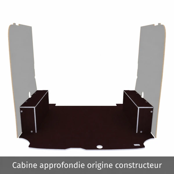 Habillage bois natural K6 CP antidérapant équipement pour utilitaire