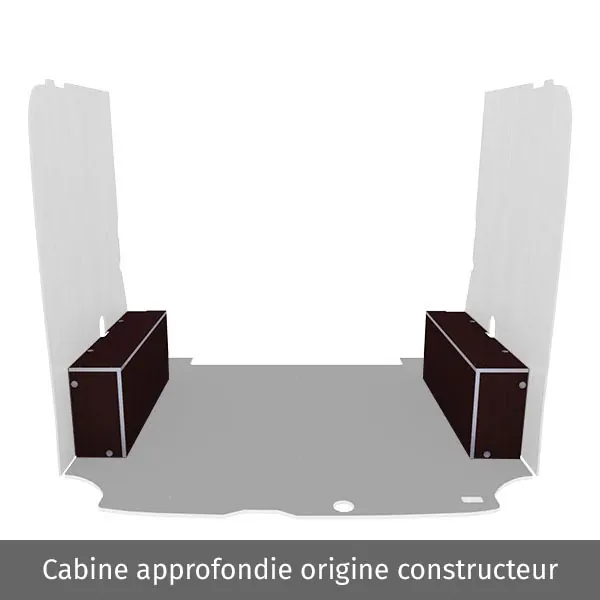 Passage de roues contreplaqué antidérapant équipement pour utilitaire Ford Custom 2013 