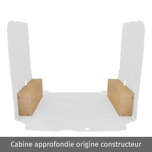 Passage de roues contreplaqué brut équipement pour utilitaire Ford Custom 2013 