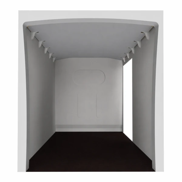 Plafond contreplaqué filmé gris équipement pour utilitaire