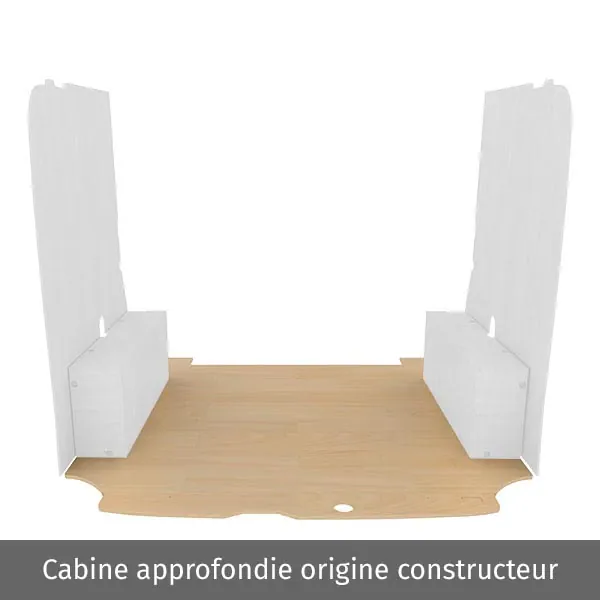 Plancher contreplaqué brut équipement pour utilitaire Ford Custom 2013 