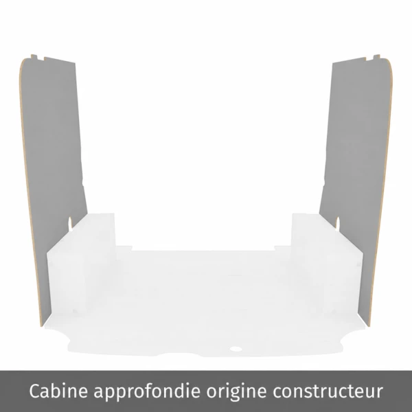 Latéraux contreplaqué filmé gris équipement pour utilitaire
