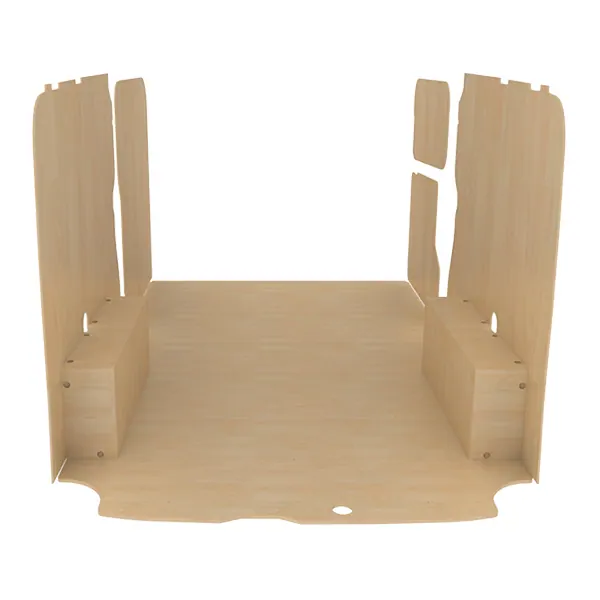 Habillage bois natural K4 CP brut équipement pour utilitaire Ford Custom 2013 