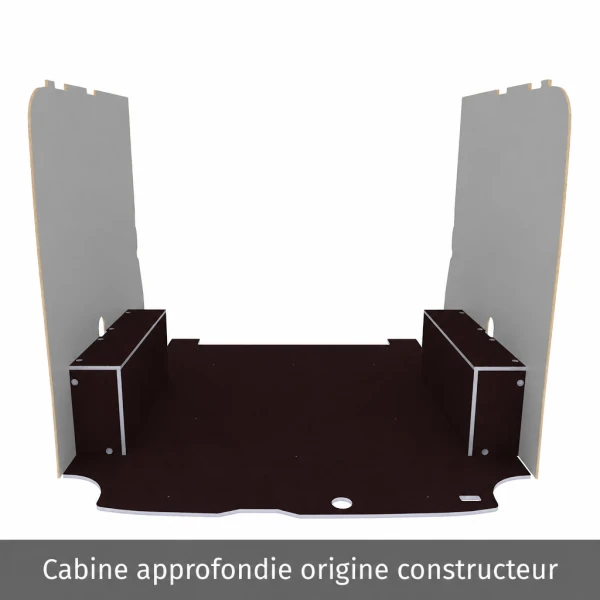Habillage bois natural K6 CP antidérapant équipement pour utilitaire