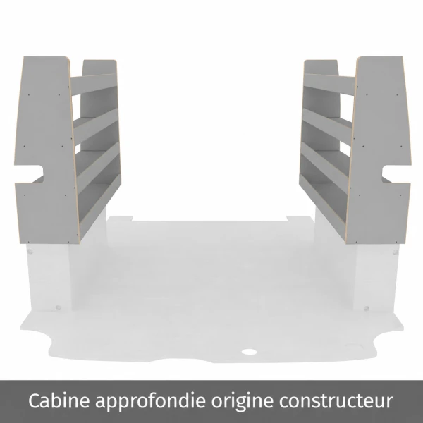Pack casiers bois K6 équipement pour utilitaire