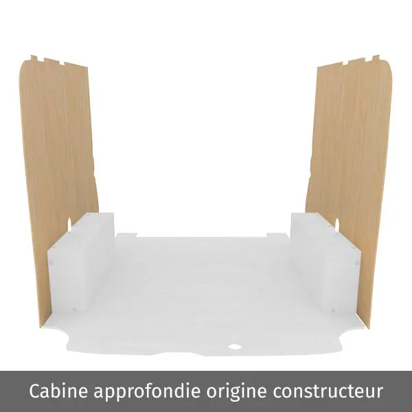 Latéraux contreplaqué brut équipement pour utilitaire Ford Custom 2013 