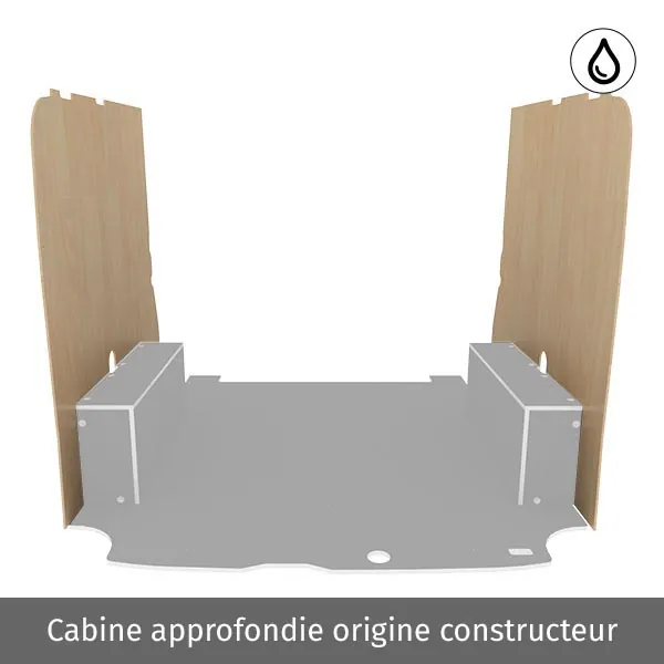 Latéraux contreplaqué vernis équipement pour utilitaire Ford Custom 2013 