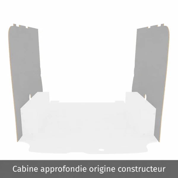 Latéraux contreplaqué filmé gris équipement pour utilitaire