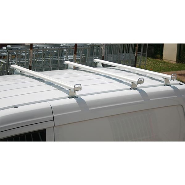 Jeu de 2 barres de toit en aluminium équipement pour utilitaire Ford Connect II 2013 