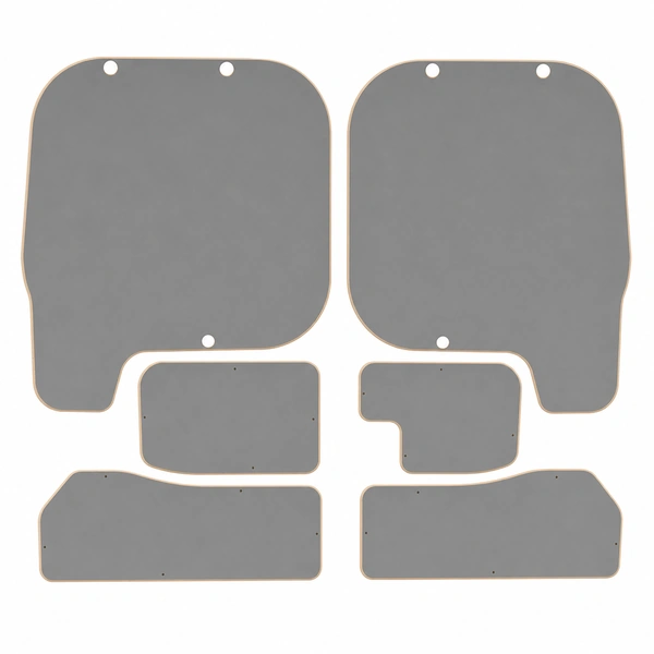 Portes arrière contreplaqué filmé gris équipement pour utilitaire Ford Connect II 2013 